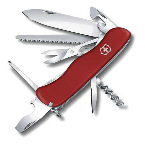 Мультитул Victorinox Outrider 0.8513 111 мм красный, 14 функций в Спортландия