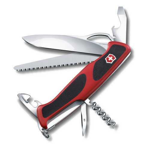 Мультитул Victorinox Rangergrip 0.9563.MC 130 мм красно-черный, 12 функций в Спортландия