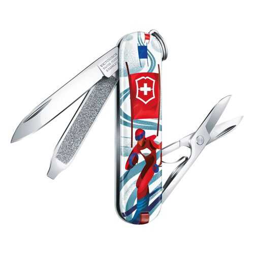 Нож брелок VICTORINOX 0.6223.L2008 Ski Race - Лыжная гонка в Спортландия