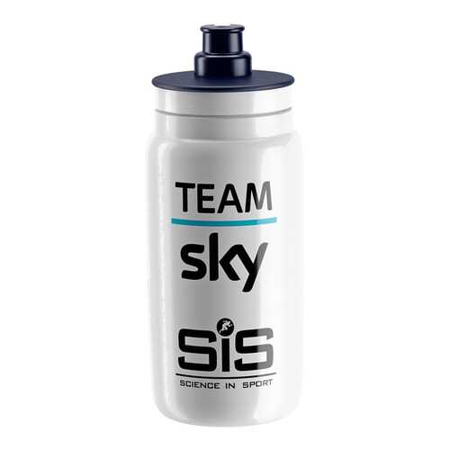 Фляга пластиковая белая, Elite Fly White (TEAM SKY) 550 м, SIS Science in Sport в Спортландия