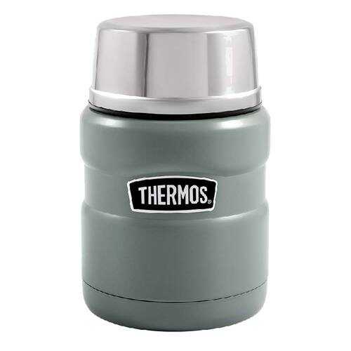 Термос с ложкой Thermos King 470мл, зеленый в Спортландия