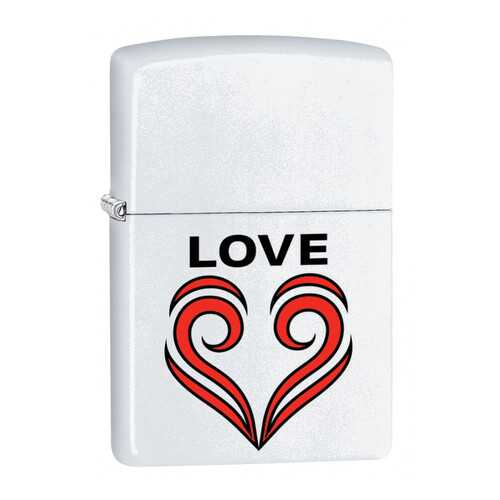 Зажигалка Zippo 214 Love Theme White Matte в Спортландия