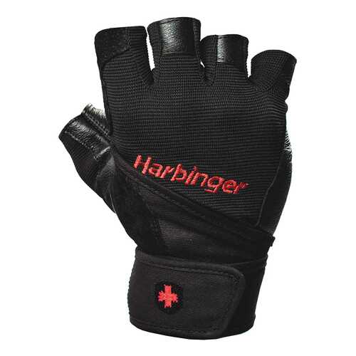 Перчатки атлетические Harbinger Pro WristWrap, black, 8/M в Спортландия