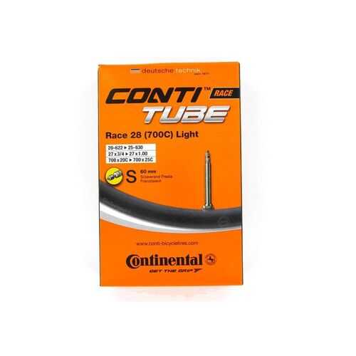 Камера 28 700х20-25mm Continental Race Light 28 вело нип.60mm (80гр) (01818310000) в Спортландия