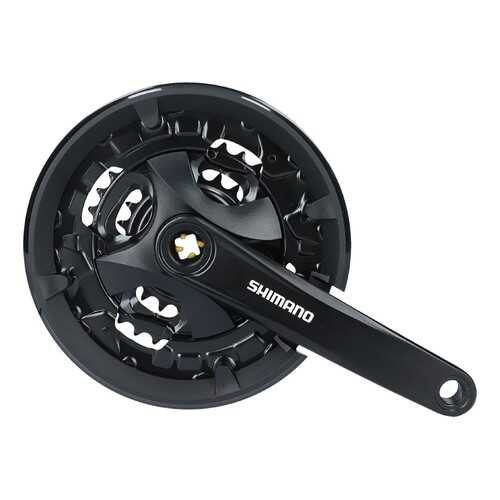 Шатун Shimano MT101 175мм 40/30/22 для 3*9 ск с защитой черный EFCMT101E002CLB в Спортландия