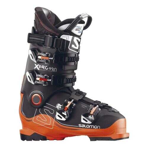 Горнолыжные ботинки Salomon X Pro 130 2018, black/orange/anthracite, 28.5 в Спортландия