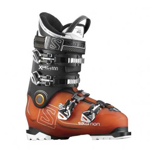 Горнолыжные ботинки Salomon X Pro R 100 2018, orange translucent/black, 25.5 в Спортландия